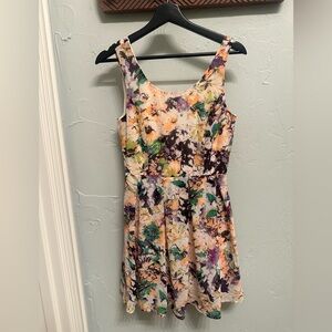 Forever 21 Floral Mini Dress - Multicolor